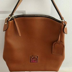Dooney & Bourke Brown Pebble Hobo Bag